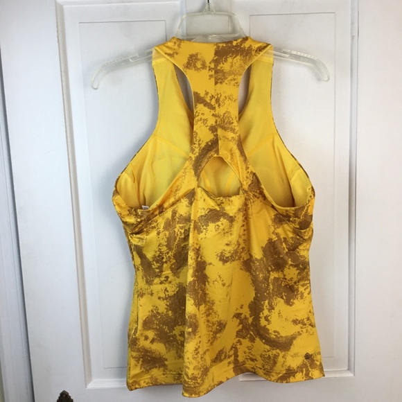 Adidas Paris Y-Tank Top Tennis Garment Women's Bold Gold Bra Lined HT3626 - Picture 8 of 12